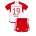 Bayern Munich Alphonso Davies #19 Babykleding Thuisshirt Kinderen 2023-24 Korte Mouwen (+ korte broeken)